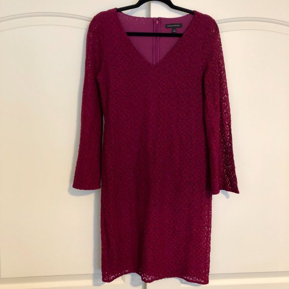 Banana Republic Lace Fluted-Sleeve Dress - Picture 3 of 6